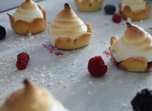 Foto de Tarte de Merengue com doce de frutos vermelhos