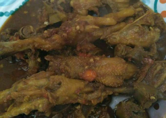 Resep Kepala ceker ayam gongso Anti Gagal