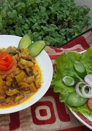 A picture of Lauki ki sabzi🥒🥬🥒.