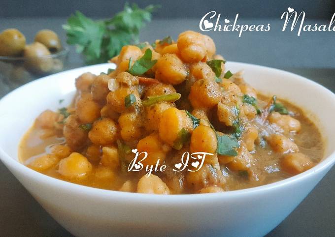 Steps to Prepare Any-night-of-the-week Chickpeas masala