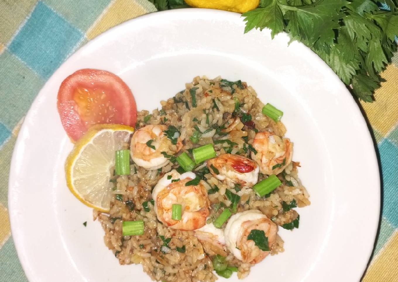Nasi Udang Lemon