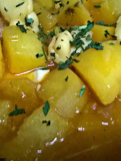 Una foto de Patatas guisadas con sepia