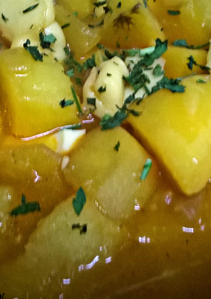 Una foto de Patatas guisadas con sepia