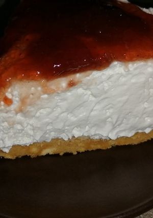 Una foto de Tarta de queso sin horno y con pocos ingredientes