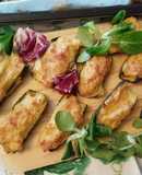 Zucchine ripiene di patate gratinate in forno