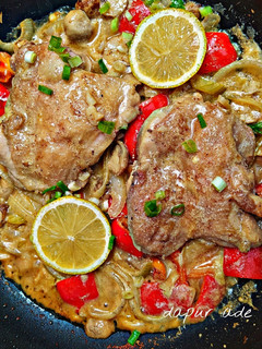 Foto resep Grilled Chicken with Mushroom Sauce