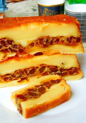 烤葡萄乾年糕 的食譜成品照片