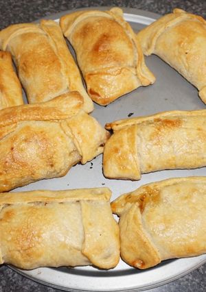 A picture of Abalone and Shrimp Empanadas.