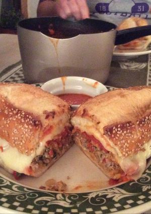 A picture of Meatloaf Parmesan.