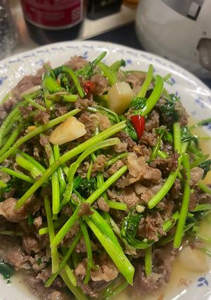 香根牛肉 的食譜成品照片