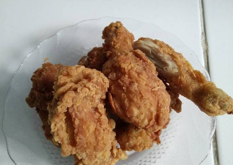 Bagaimana Menyiapkan Fried chicken ala Nita Chan Anti Gagal