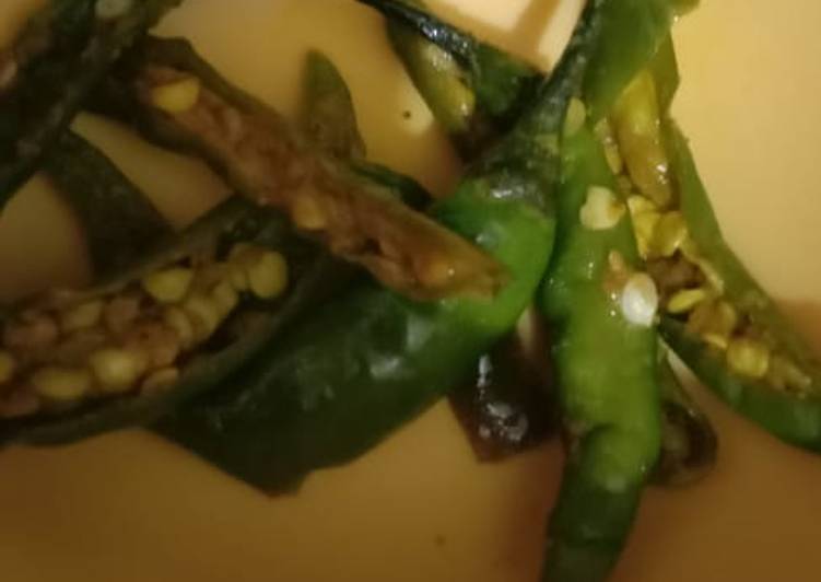 Green chilli pickle