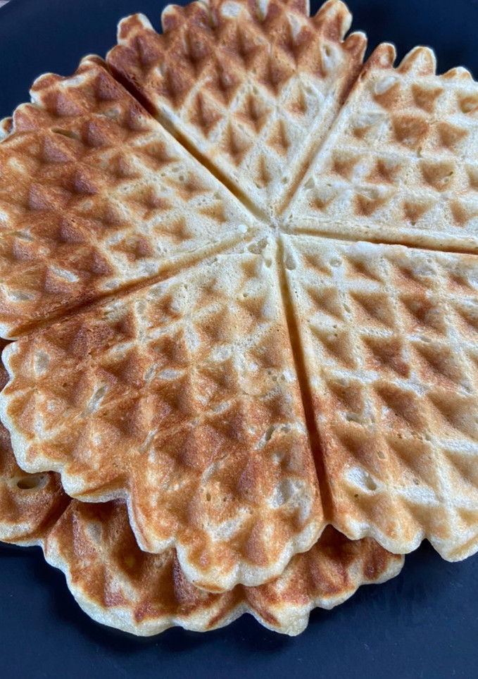 Körtés gofri recept fotója