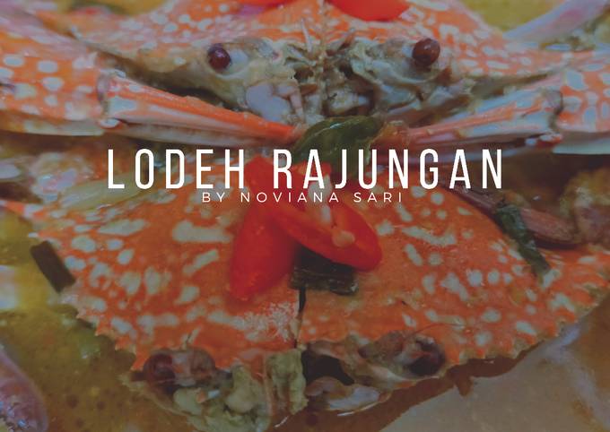 Resep: Lodeh Rajungan (Kepiting) Bahan Sederhana