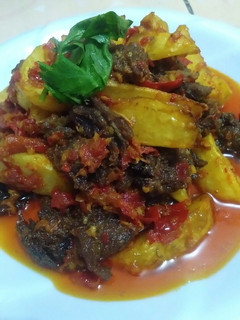 Foto resep Dendeng lambok batokok sama kentang