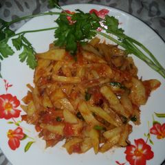 A picture of Chips masala.