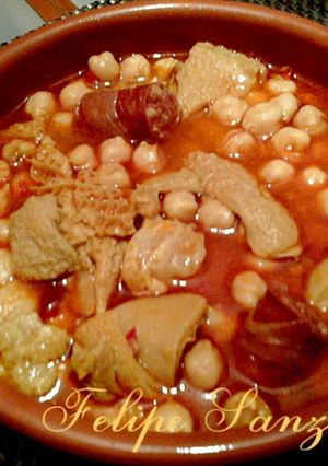 Una foto de Garbanzos con callos de ternera