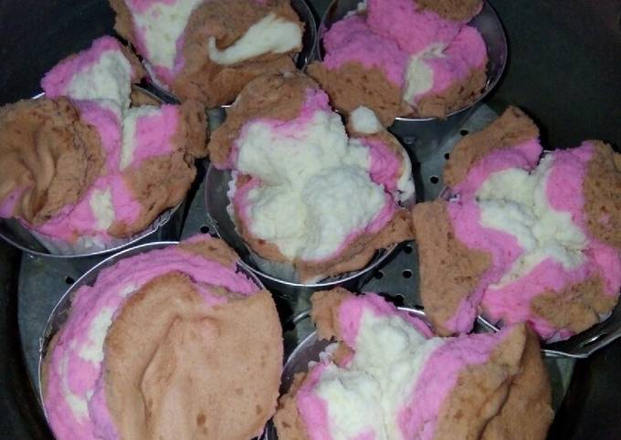 Resep: Bolu Kukus Mekar no Air Soda Bunda Pasti Bisa