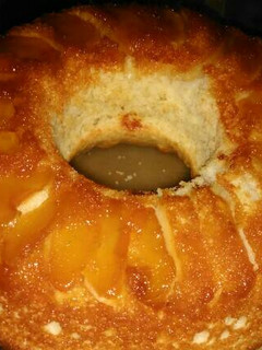 Una foto de Torta invertida de manzana