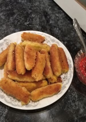 عکسی از دستور کوکو سیب زمینی سوخاری