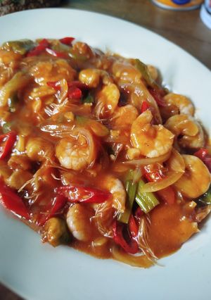 Foto resep Udang Saus Asam Manis