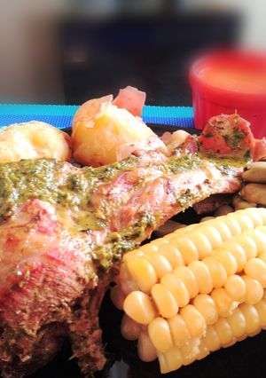 Una foto de Cordero al Horno a base de Huacatay 👍🇵🇪