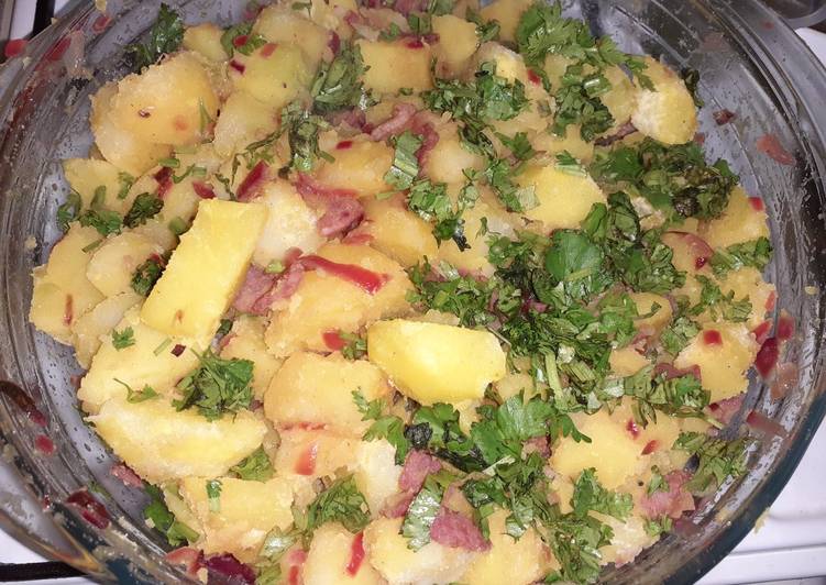 Steps to Prepare Homemade Potatoes salad