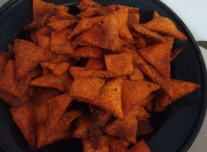 Una foto de Nachos caseros