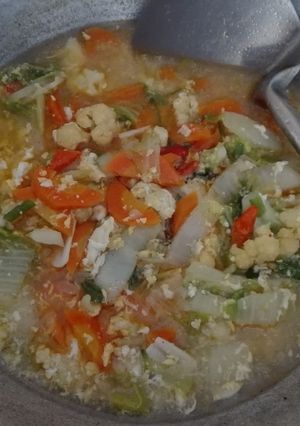 Foto resep Capcay kuah pedas