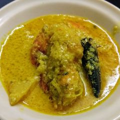 A picture of Chingri Malai curry / Prawn Malaikari.