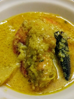 A picture of Chingri Malai curry / Prawn Malaikari.