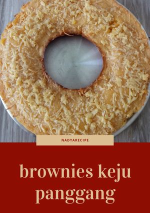 Foto resep Brownies keju panggang simple