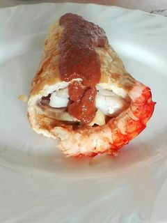 Una foto de Tortilla rellena de pescado