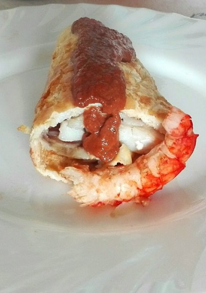 Una foto de Tortilla rellena de pescado