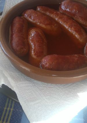 Una foto de Chorizo a la Sidra
