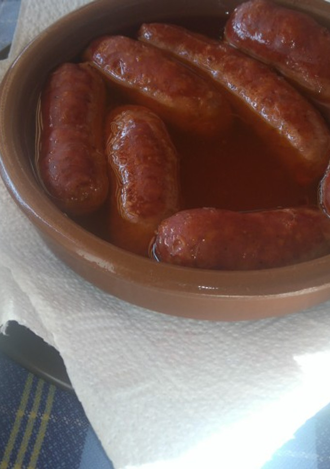 Una foto de Chorizo a la Sidra