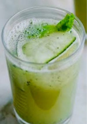 A picture of Aloe Vera Cucumber 🥒 Juice.