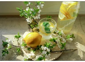 Hình của món #Detox 9 - Trị mụn và da mịn màng [Chanh,Mật ong] 🍯🍋.