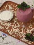 Smoothie με κεράσια, γιαούρτι και βρώμη