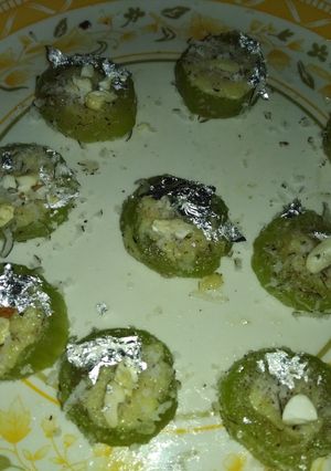 A picture of Lauki ki roll.