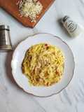 Paste carbonara cu smântână
