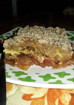 Una foto de Crumble de Manzanas
