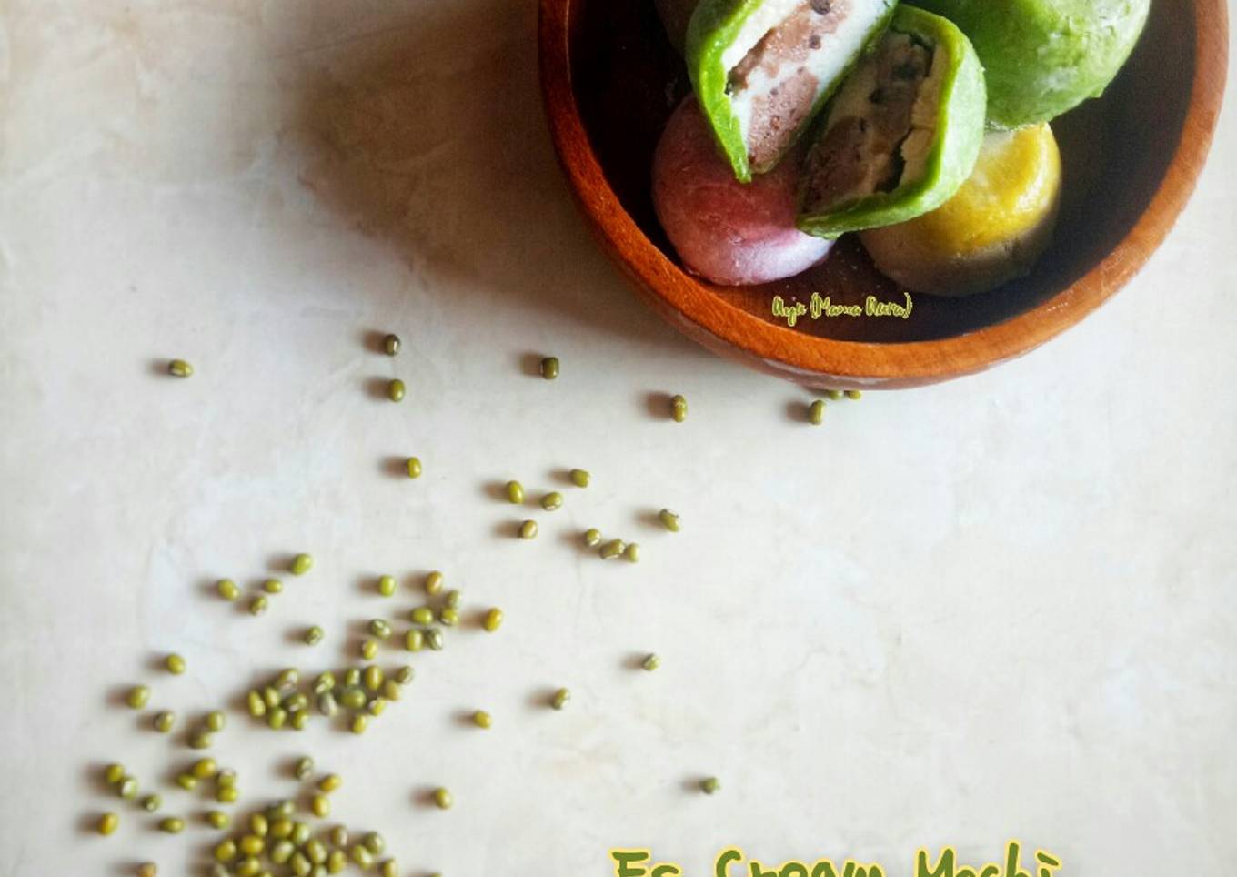 Resep Mochi Es Cream (Sari kacang hijau)