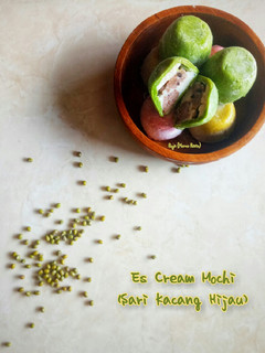 Foto resep Mochi Es Cream (Sari kacang hijau)