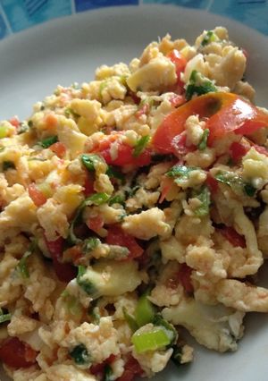 Foto resep Telur Tomat Praktis