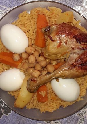 صورة لوصفة تليتلي بالدجاج