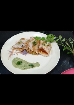 A picture of Schezwan Cheese Dosa.