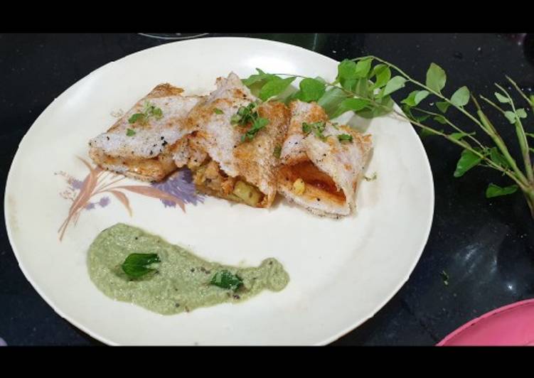 Schezwan Cheese Dosa Schezwan Cheese Dosa