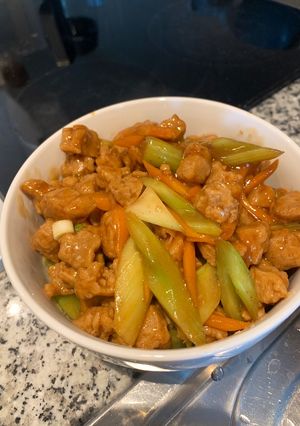 糖醋麵筋/齋雞粒 soya chunk 的食譜成品照片