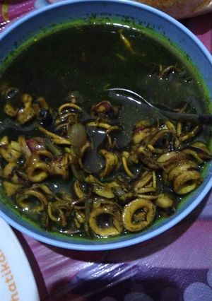 Foto resep 18. Cumi Hitam Kuah Asam